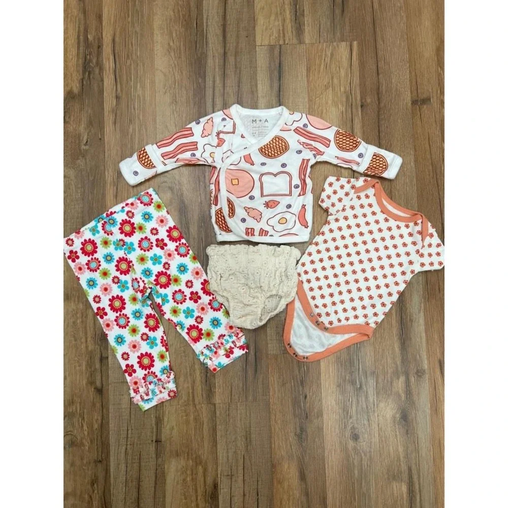 Baby Girl Clothing‎ Bundle 11pc | Size 0–6M | Bodysuits, Pants, Hoodies & More